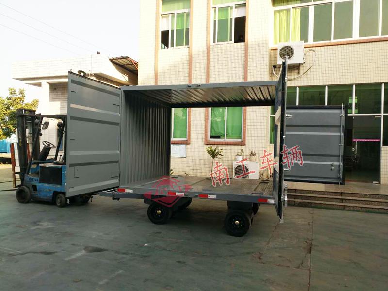 无动力全挂15吨三开门箱式leyu乐鱼官方网站_乐鱼(中国)非标订