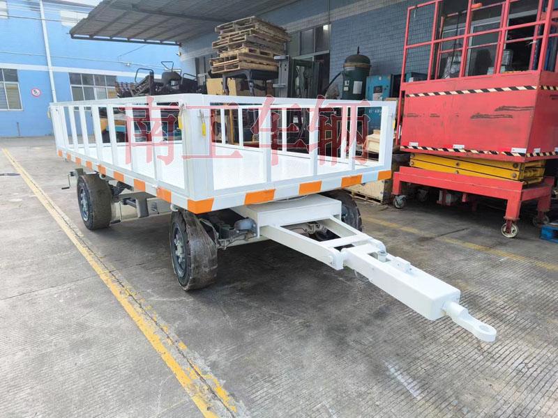 3吨leyu乐鱼官方网站_乐鱼(中国)牵引工具拖车 带护栏减震刹车功能